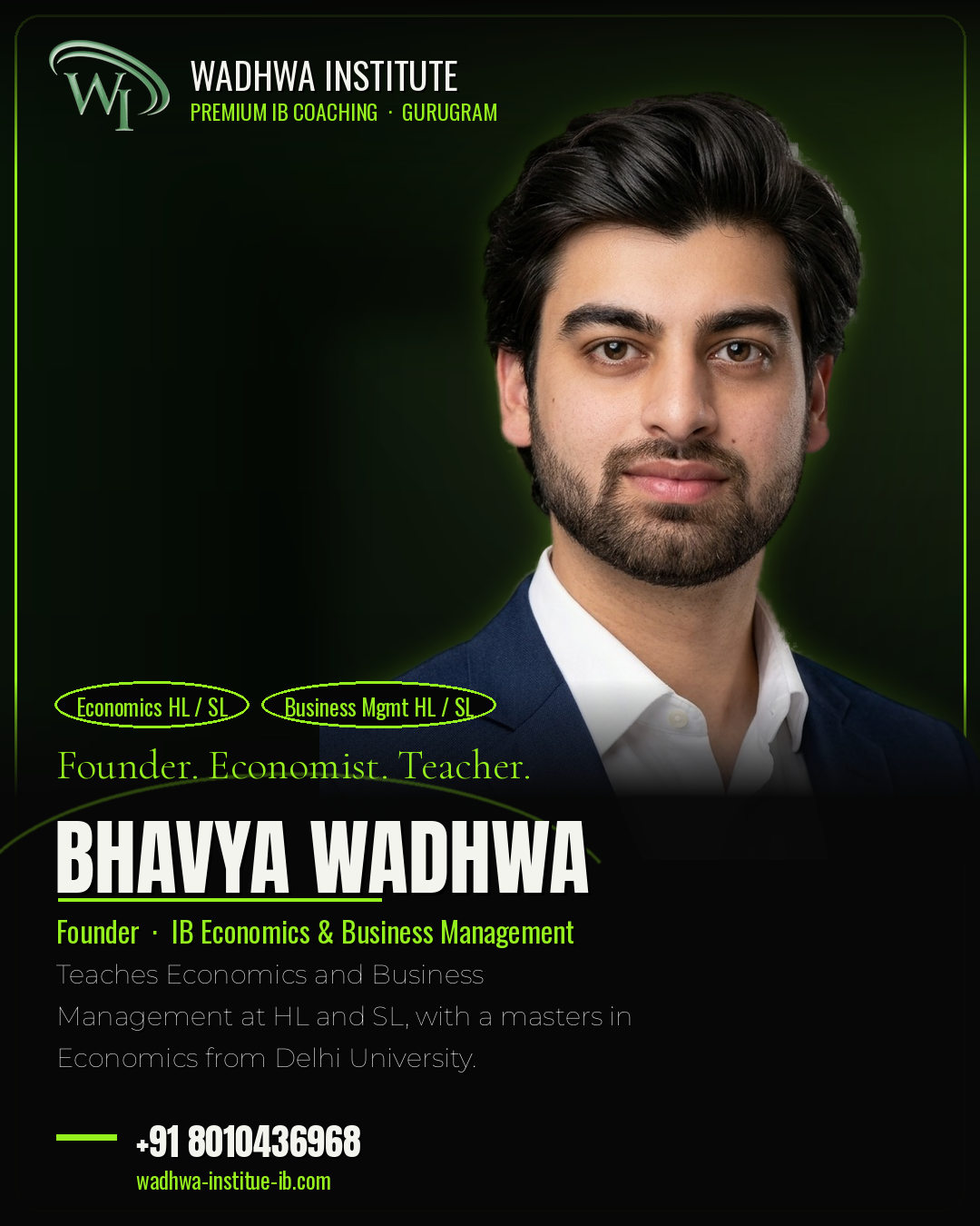 Bhavya Wadhwa, Founder