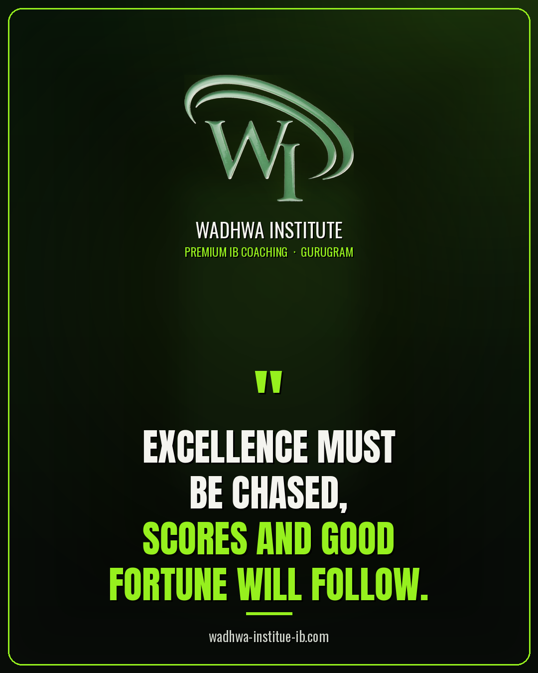 Excellence Quote